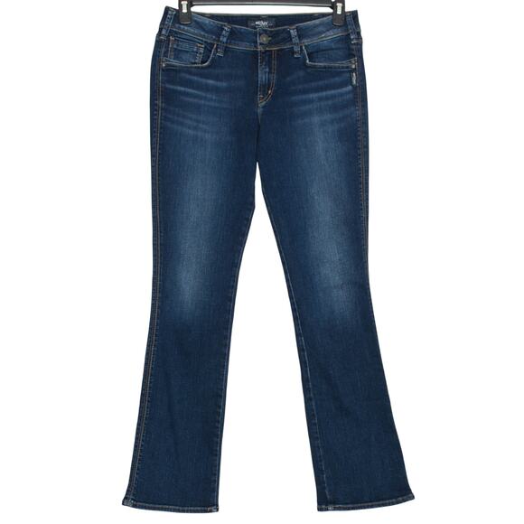 Silver Jeans Suki Slim Boot Cut Classic Casual Western Workwear Blue Size 32x33 - Picture 1 of 6
